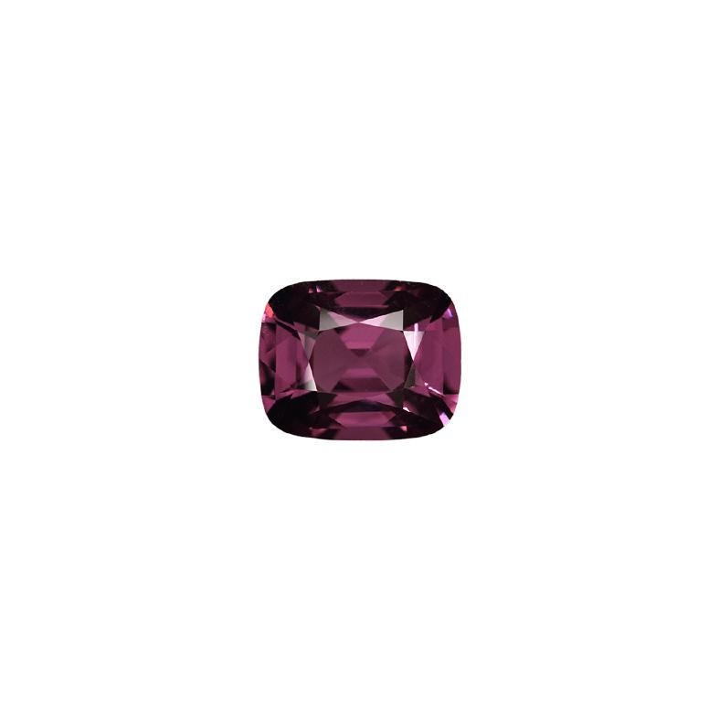 Collier pendentif en or rose avec spinelle mauve de trois carats parfait en vente 8
