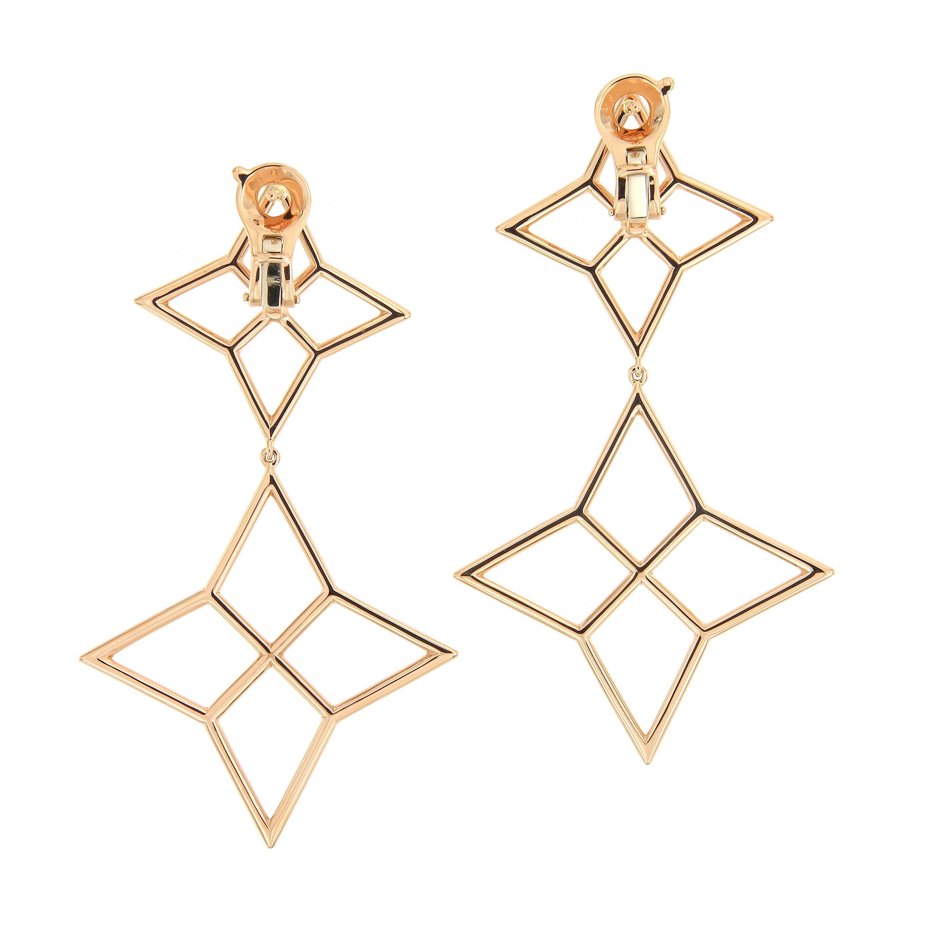 AENEA 18k Rose Gold Earrings For Sale 2