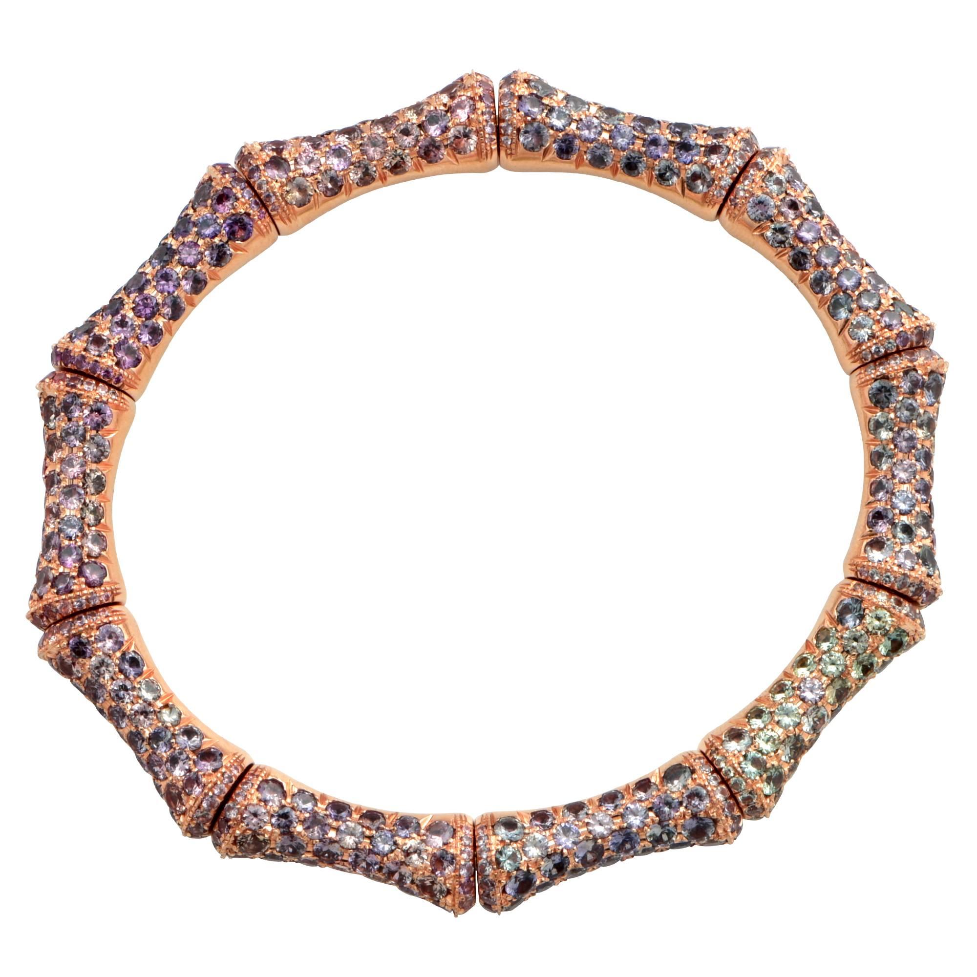 gucci bamboo bracelet rose gold