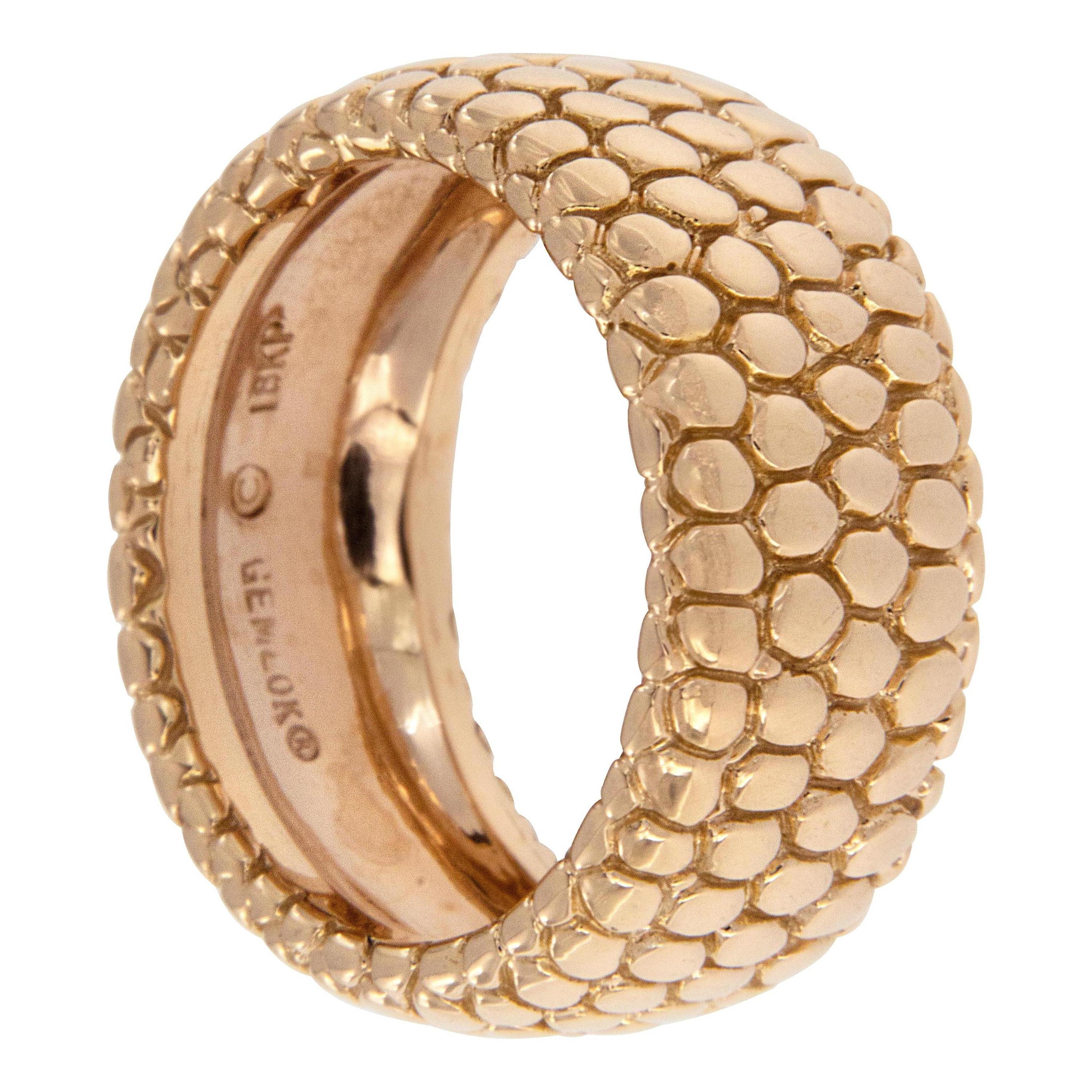 Women's or Men's 18 Karat Rose Gold 