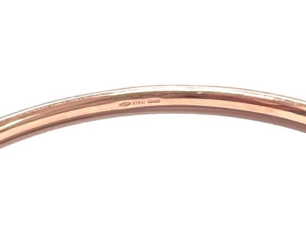 18 Karat Rose Gold Slim Bangle from the 