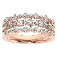18 Karat Rose Gold Star Fashion Diamond Ring '2/3 Carat'