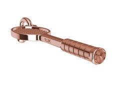 18 Karat Rose Gold Tennis Racket Charm