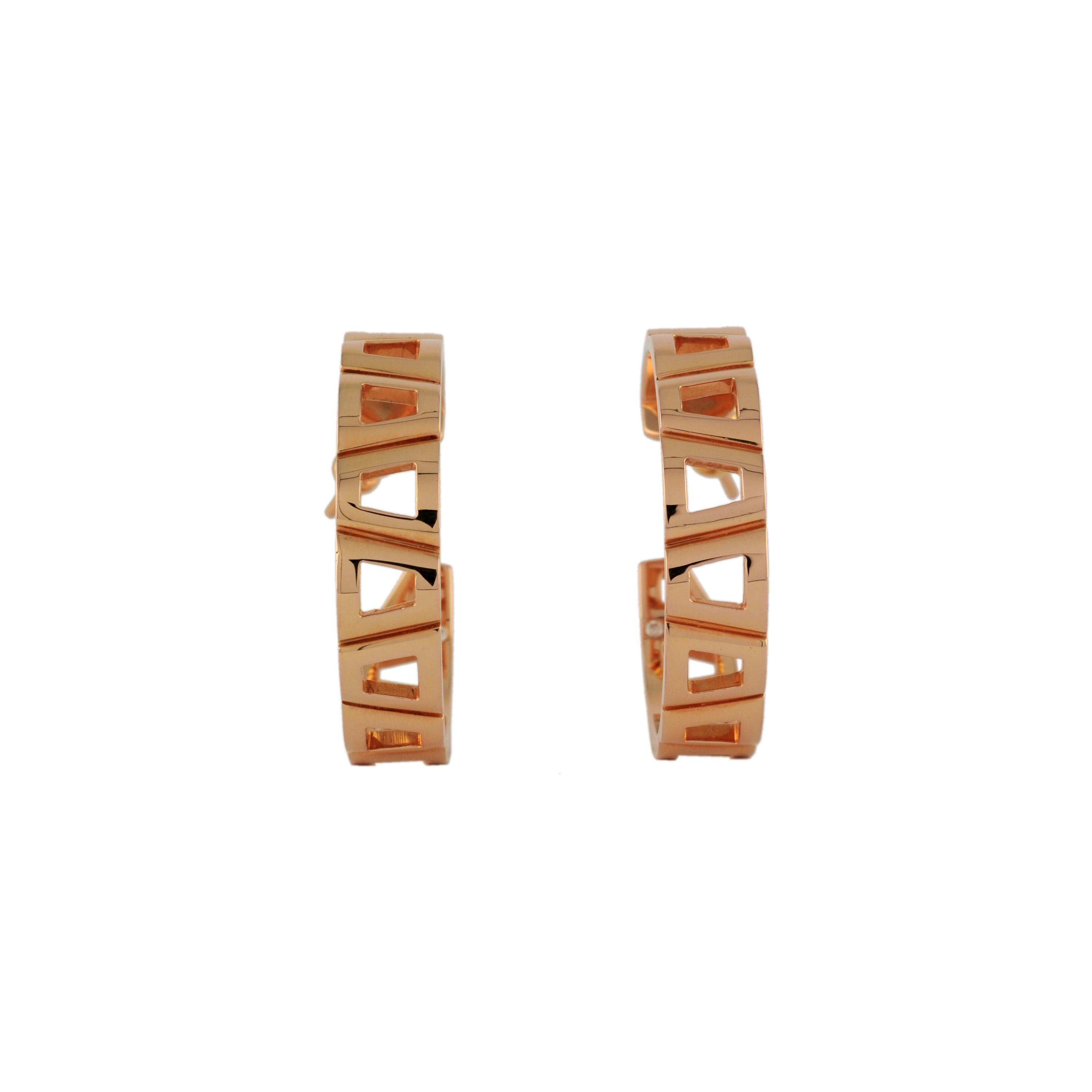 18 Karat Rose Gold Theodora Earring In New Condition For Sale In Istanbul, TR