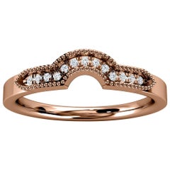 18 Karat Rose Gold Turin Diamond Ring '1/10 Carat'