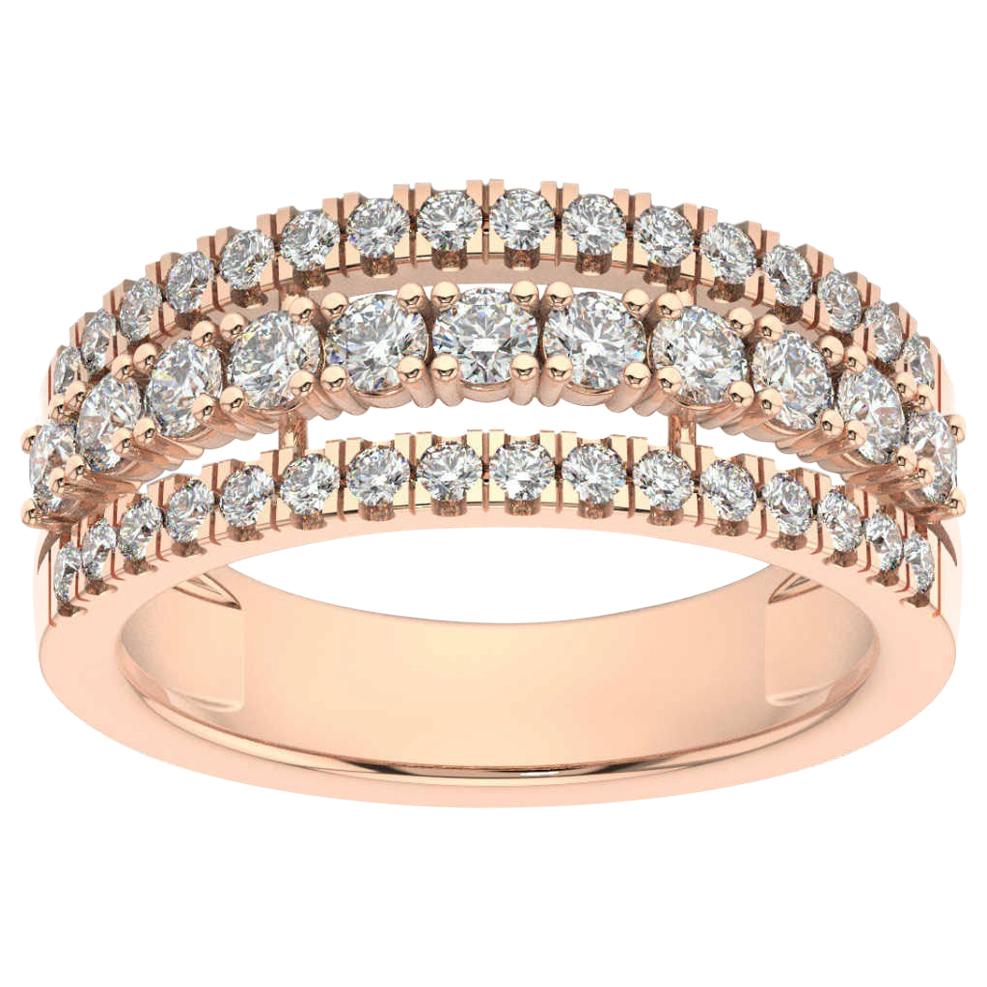 18 Karat Roségold Vega Mode Diamantring '1 Karat'