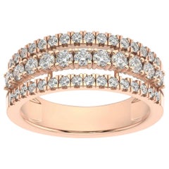 Anillo de Diamantes Vega Fashion '1 Quilate' de Oro Rosa de 18 Quilates