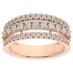 18 Karat Roségold Vega Mode Diamantring '1 Karat'