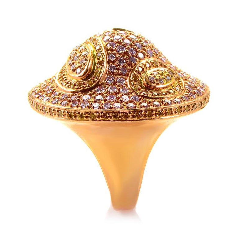 Special Order- Diamond Splash Collection Ring in 18-karat Yellow Gold and White Diamonds main image 0