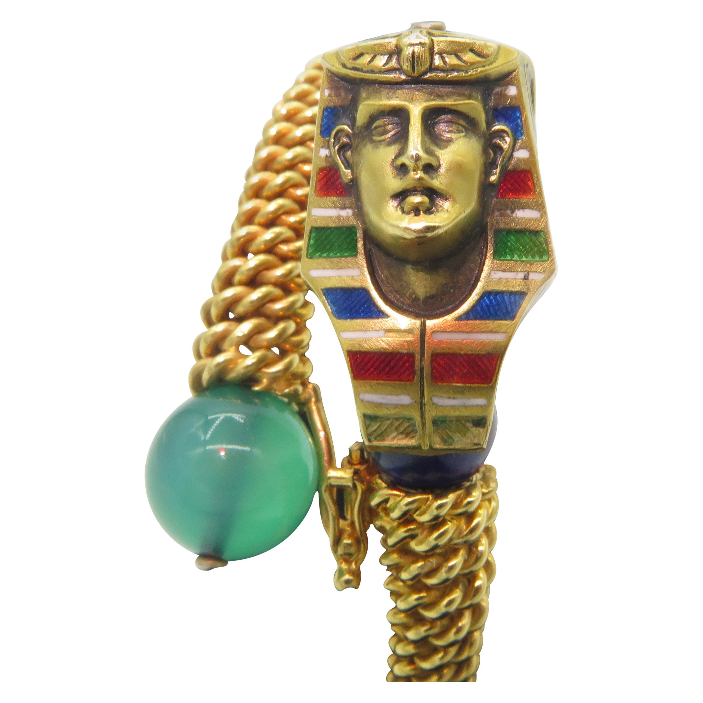 18 Karat SAS Egyptian Unique Bracelet