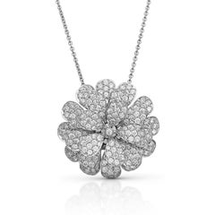 18 Karat Secret Garden White Gold Necklace With Vs-Gh Diamonds