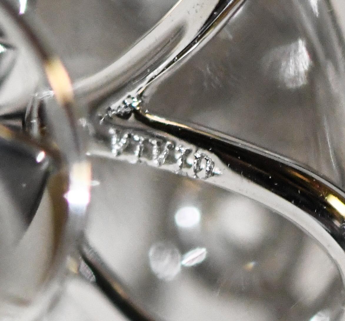 Contemporary 18 Karat Square Shape Diamond Cluster Pierced Stud Earrings For Sale
