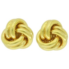 18 Karat Tiffany & Co. Knot Earrings
