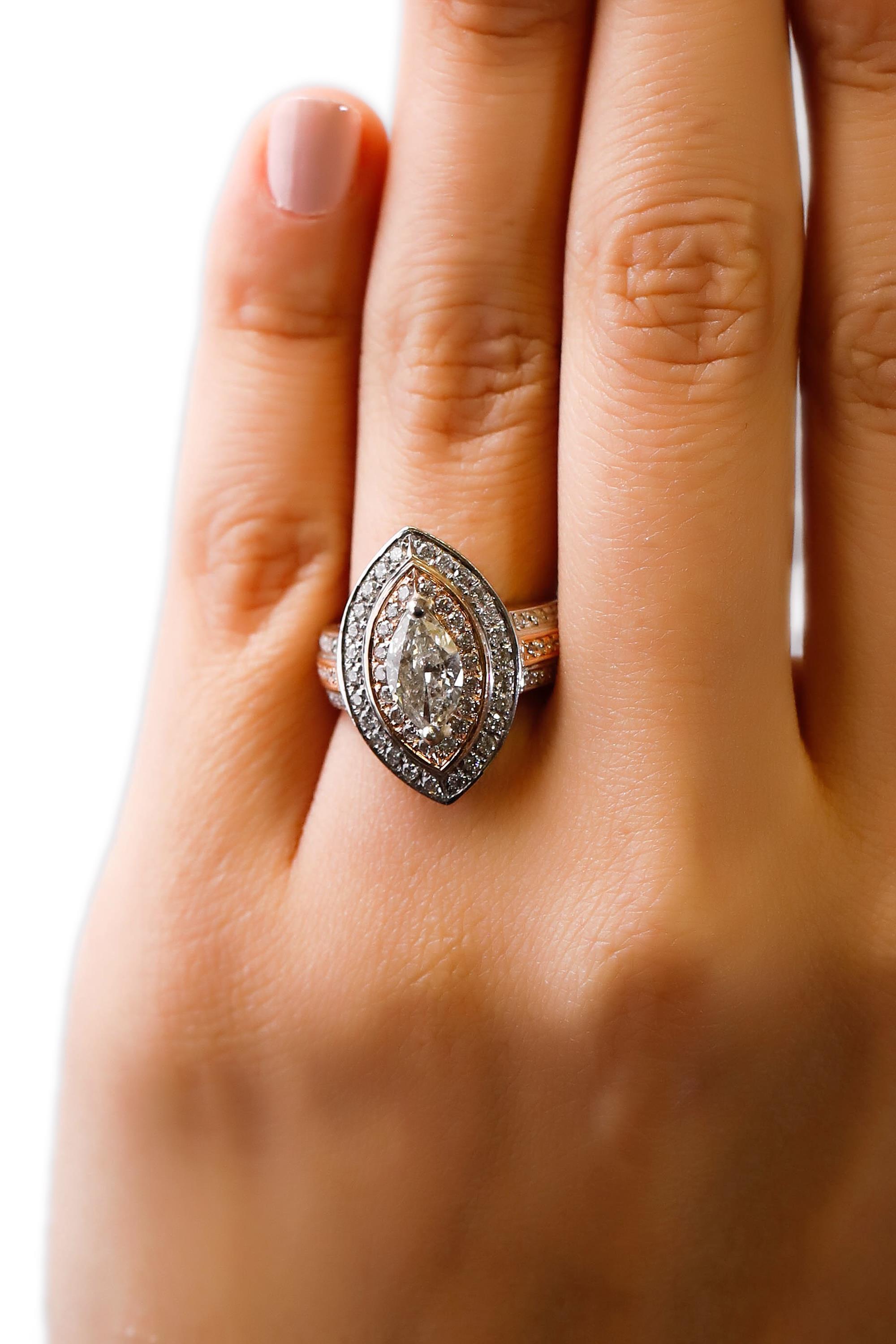 2.9 carat oval diamond ring