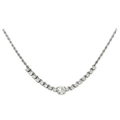 18 Karat Vintage Diamond Necklace