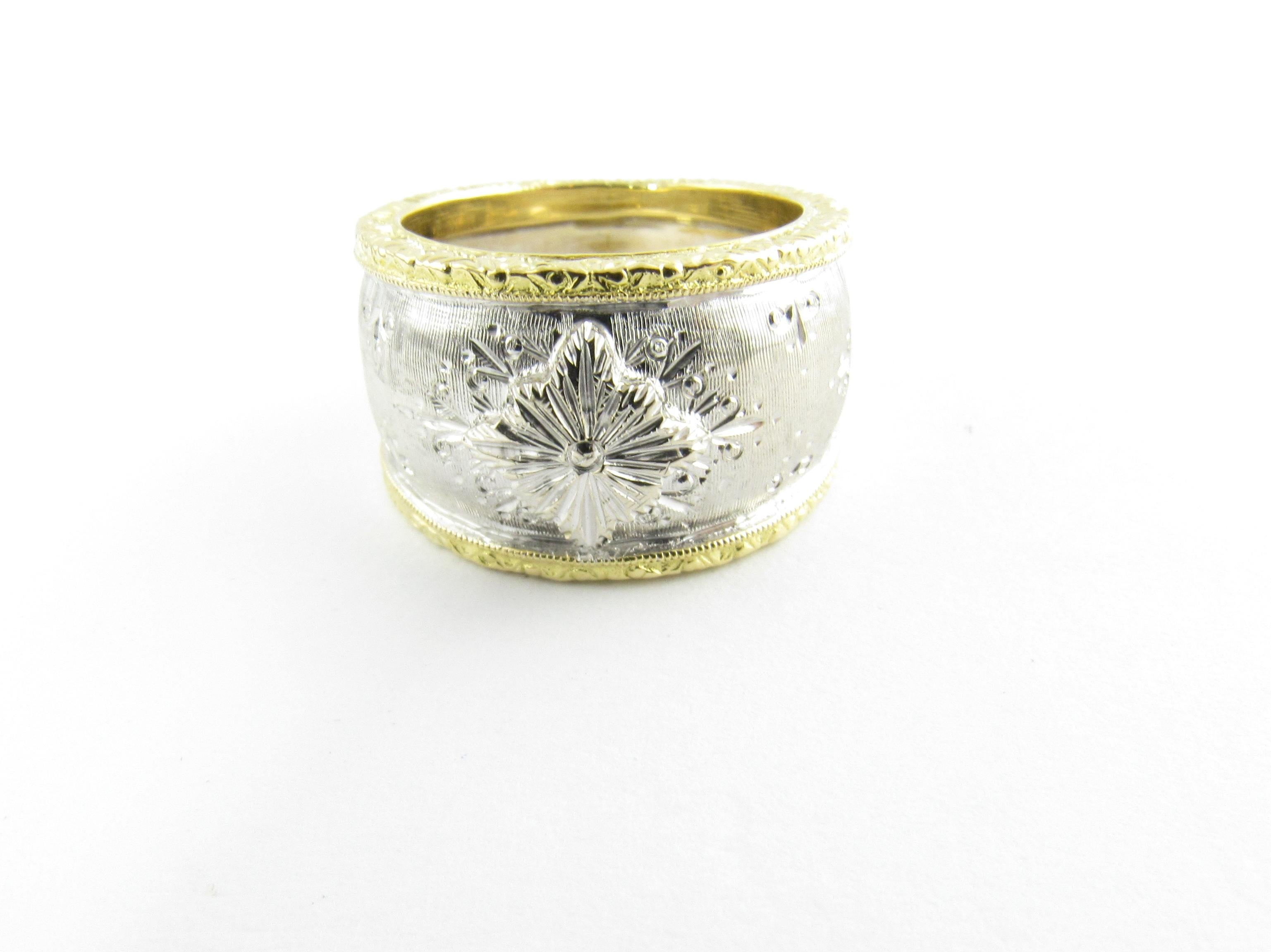 women's cigar band wedding ring