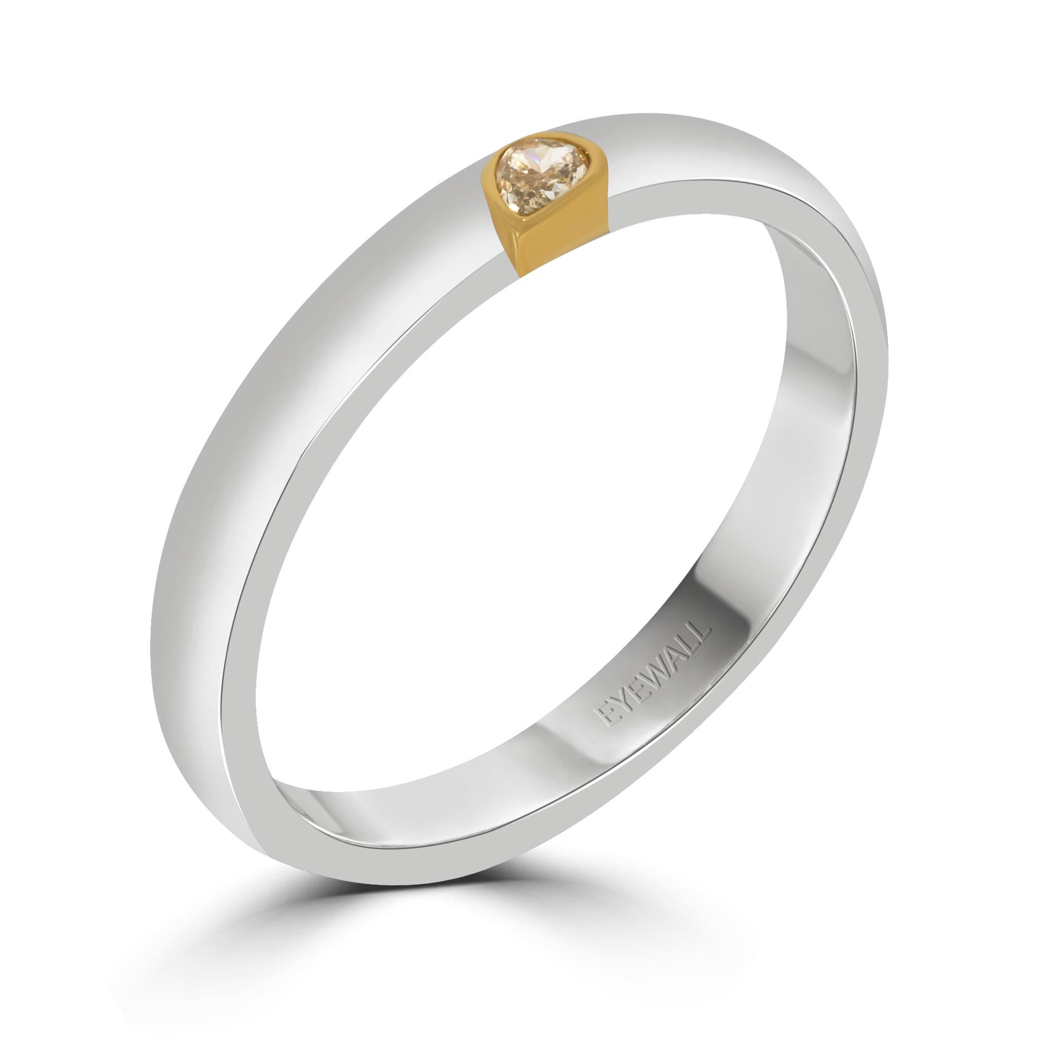 Set di anelli con diamanti Unity in oro bianco e giallo 18 carati In condizioni Nuovo in vendita a COTTESLOE, AU