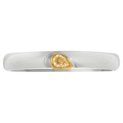 18 Karat White and Yellow Gold Unity Diamond Ring Set