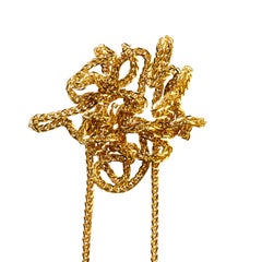 18 Karat White Diamond Necklace with Top Wesselton VVS Diamonds