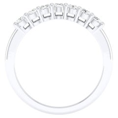 18 Karat White Gold 0.5 Carat Diamond Infinity Band Ring