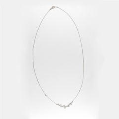 18 Karat White Gold 0.67 Cttw. Diamond Bubbles Necklace