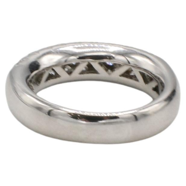 18 Karat Weißgold 1,00 Karat Naturdiamant-Kuppelring (Moderne) im Angebot