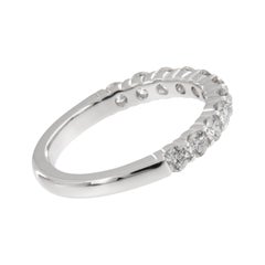 18 Karat White Gold 1.04 Cttw Diamond Band
