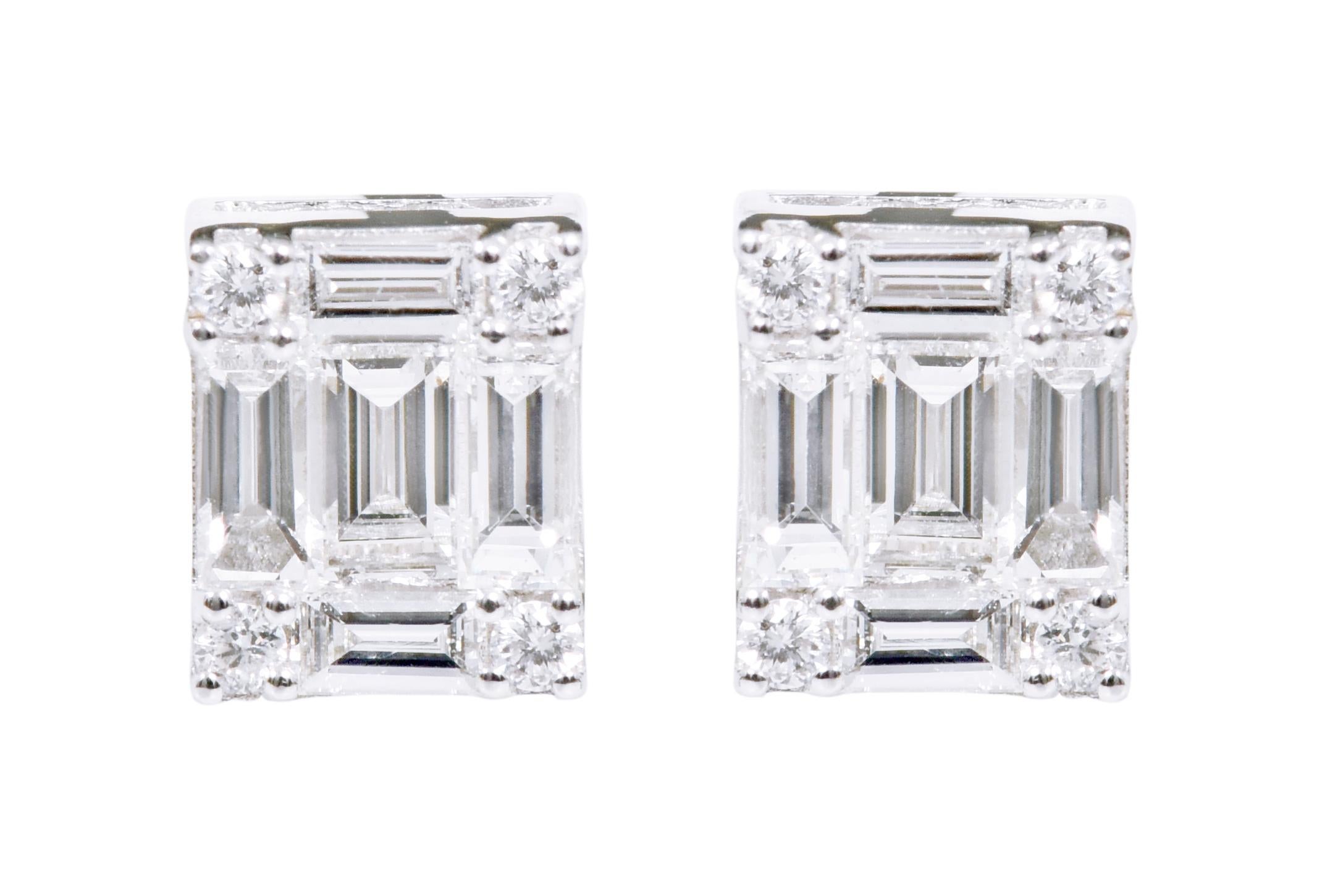Orecchini con diamante 