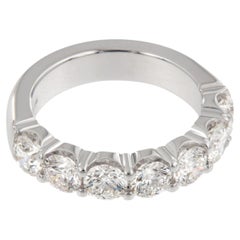 18 Karat Weißgold, 2,38 Karat insgesamt Diamantband Ring