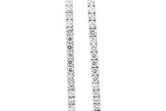 Bracelet Tennis en or blanc 18 carats 3,00 carats diamants taille brillant