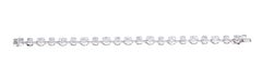 18 Karat White Gold 5.20 Carat Diamond Tennis Bracelet