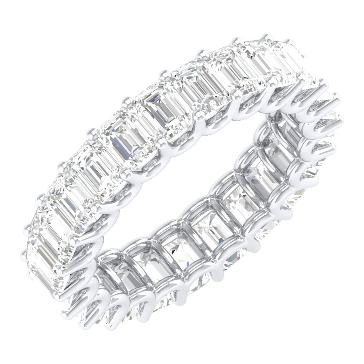 Women's 18 Karat White Gold 5.39 Carat Multi-Sapphire Solitaire Ring For Sale