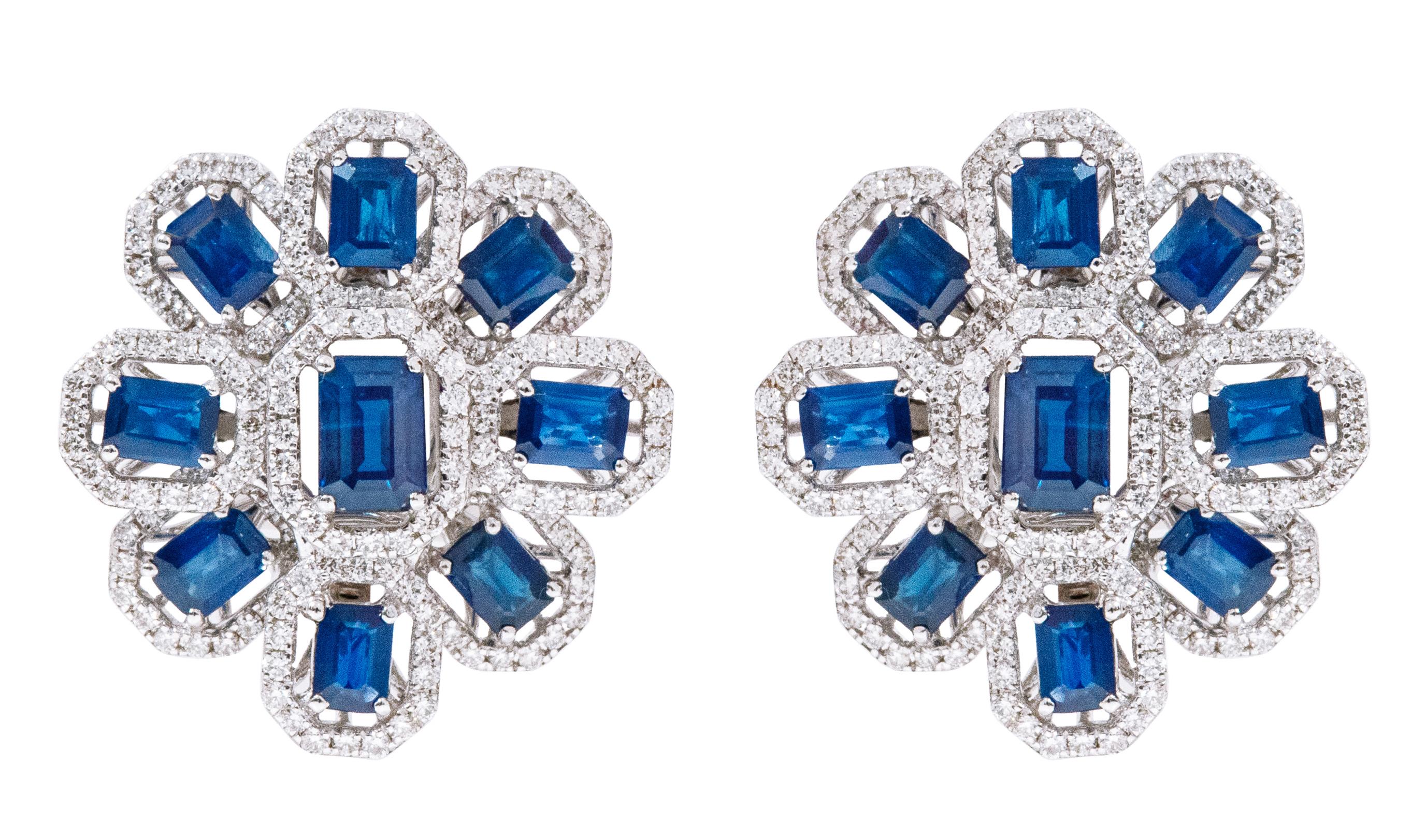 18 carat stud earrings