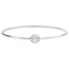 Alessa Clique Bangle 18 Karat White Gold Clique Collection