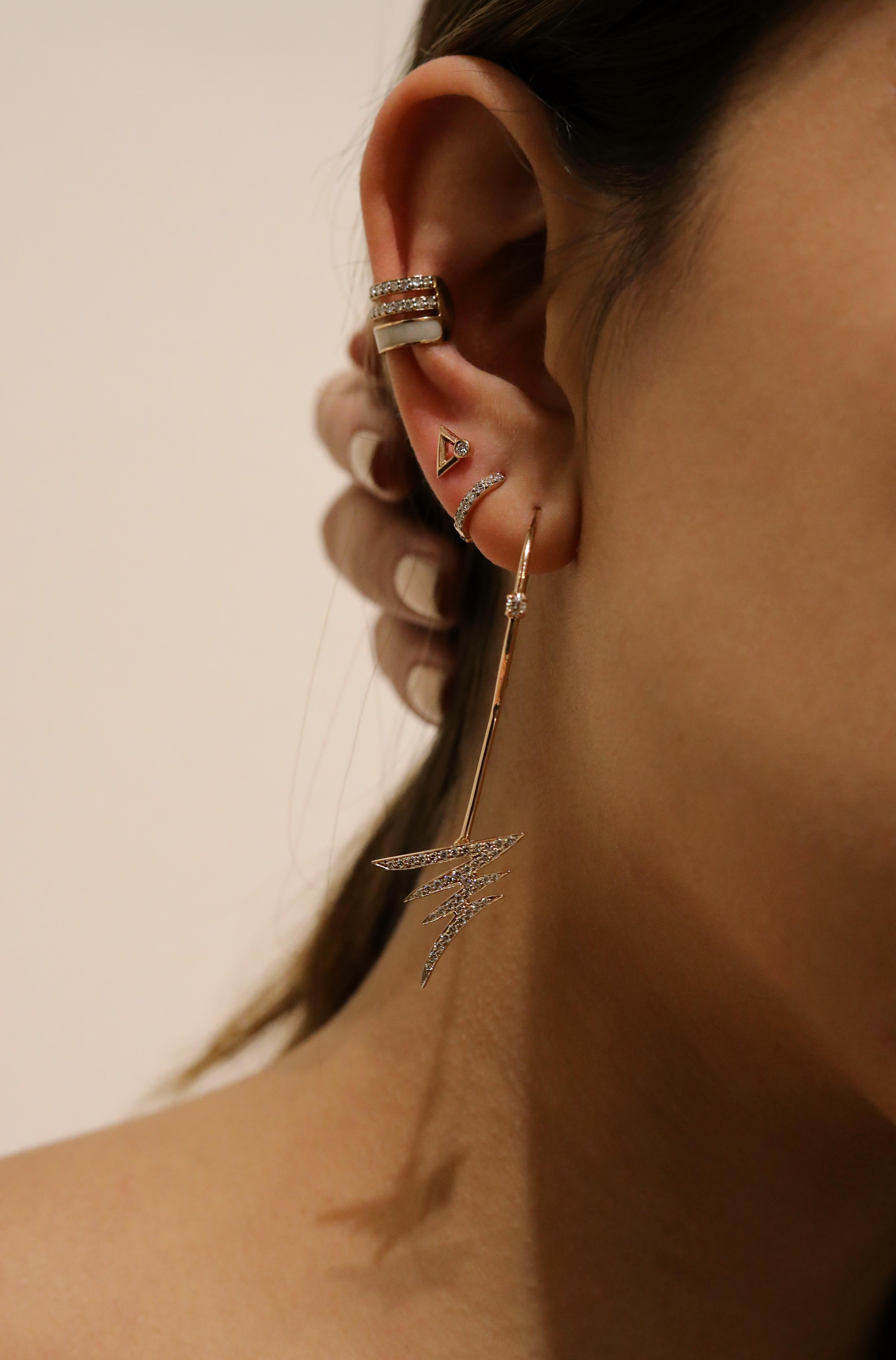 diamond nexus earrings