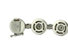 18 Karat White Gold and Diamond Bracelet