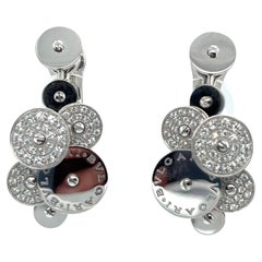 Bvlgari Pendentifs d'oreilles Cicladi en or blanc 18 carats et diamants