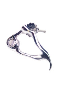 MAIKO NAGAYAMA Diamond 18K White Gold Contemporary Earrings