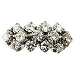 Anello in oro bianco 18 carati e diamanti