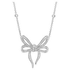 White Diamond Pendant Necklaces