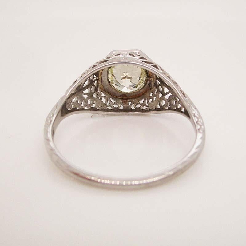 1920s filigree engagement rings