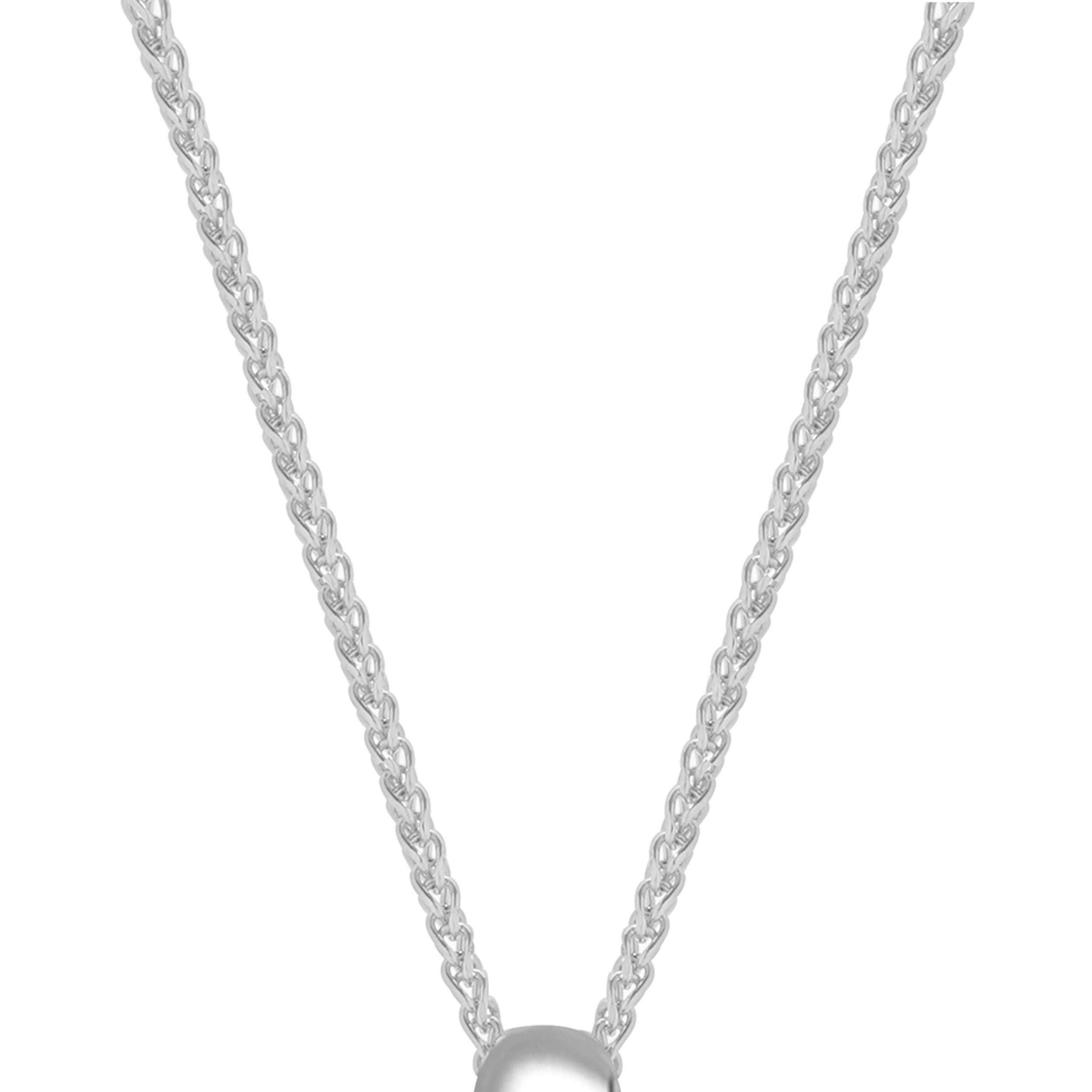 Collana con ritaglio di diamanti bianchi e neri in oro bianco 18 carati In condizioni ottime in vendita a Scottsdale, AZ