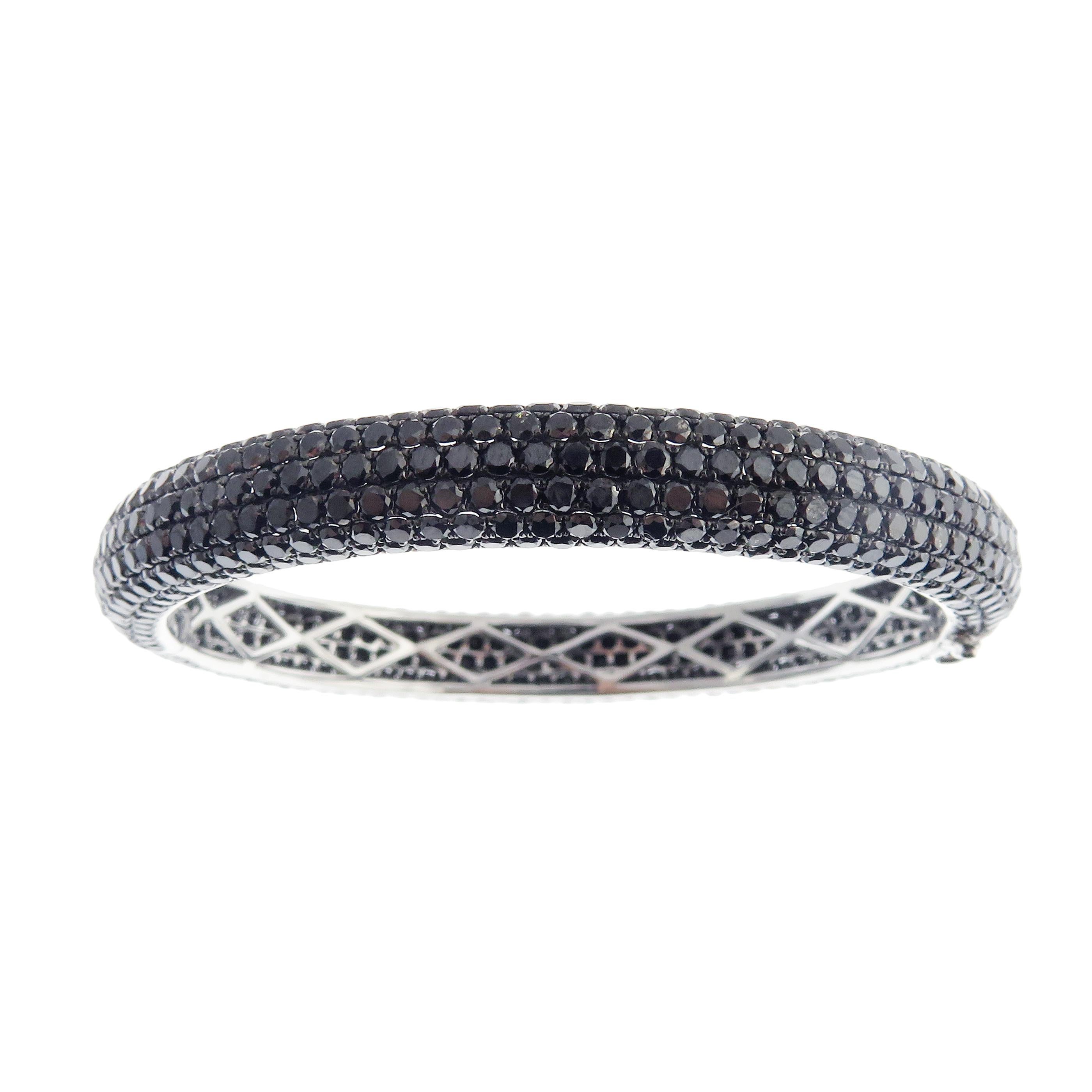 black diamond bangles