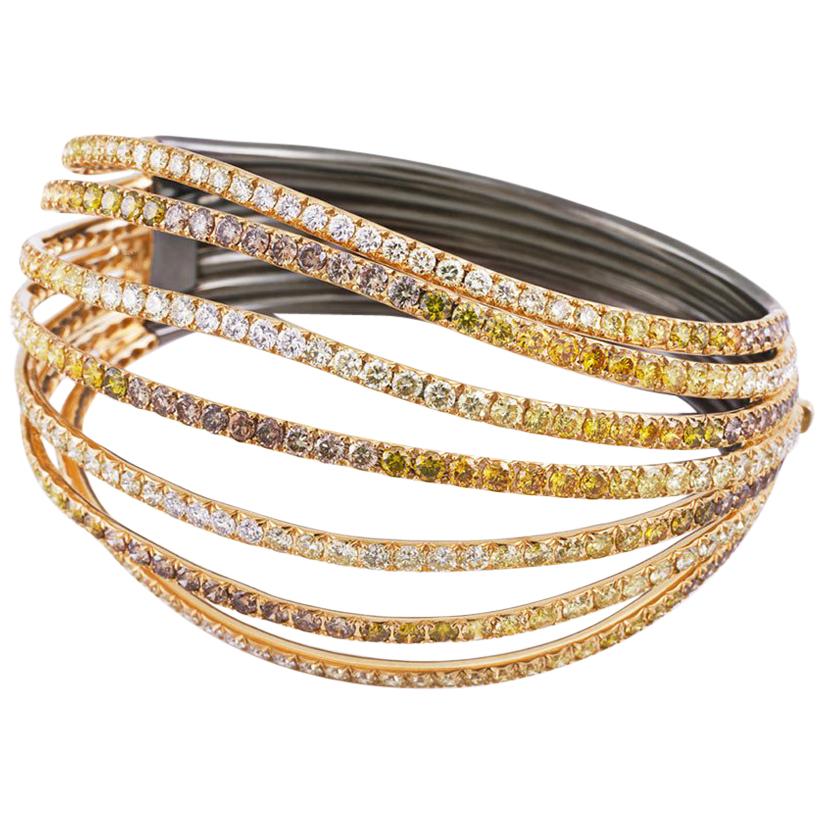 18 Karat Weißgold Blaue Saphire Ring Aenea im Angebot 3