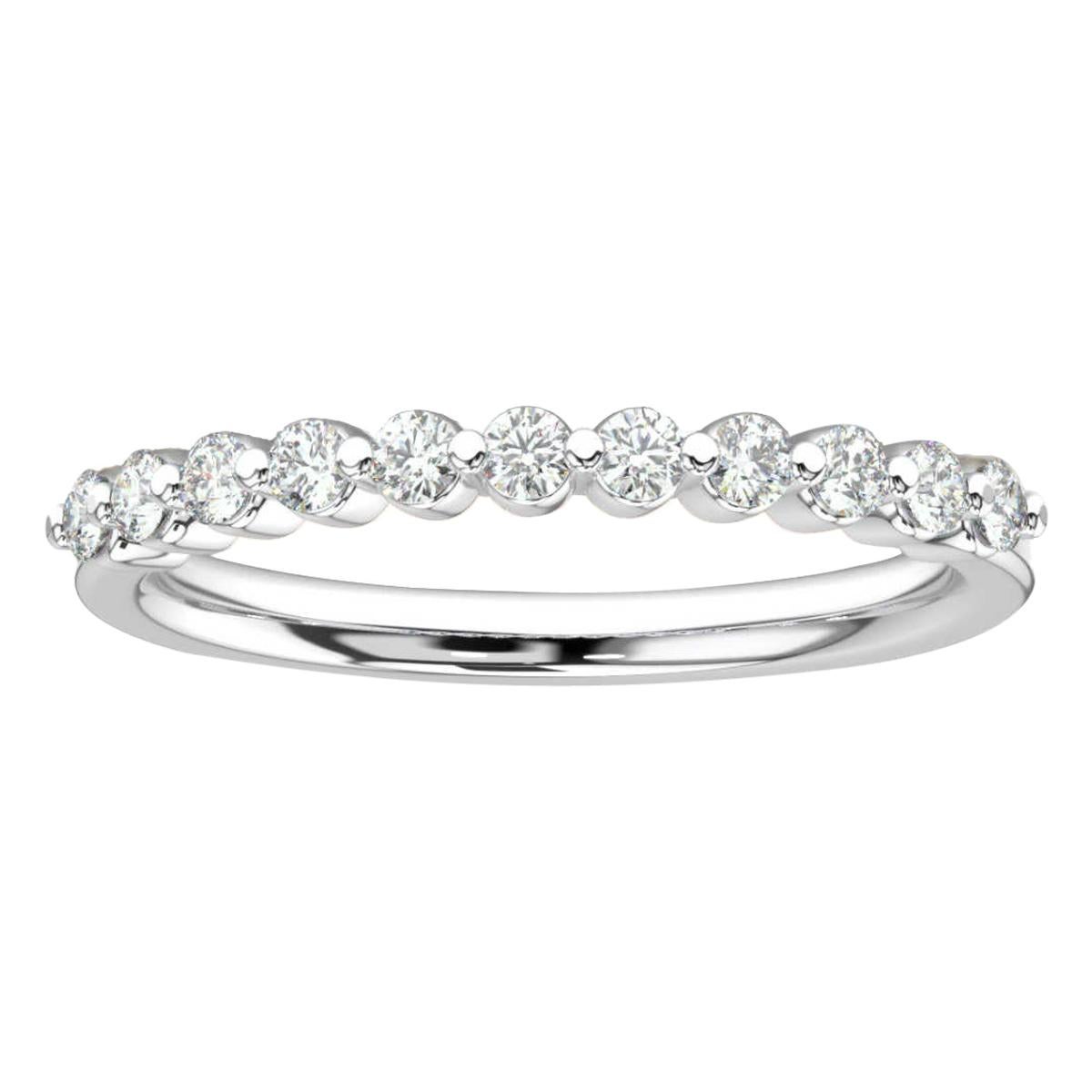 18 Karat White Gold Briana Diamond Ring '1/3 Carat' For Sale