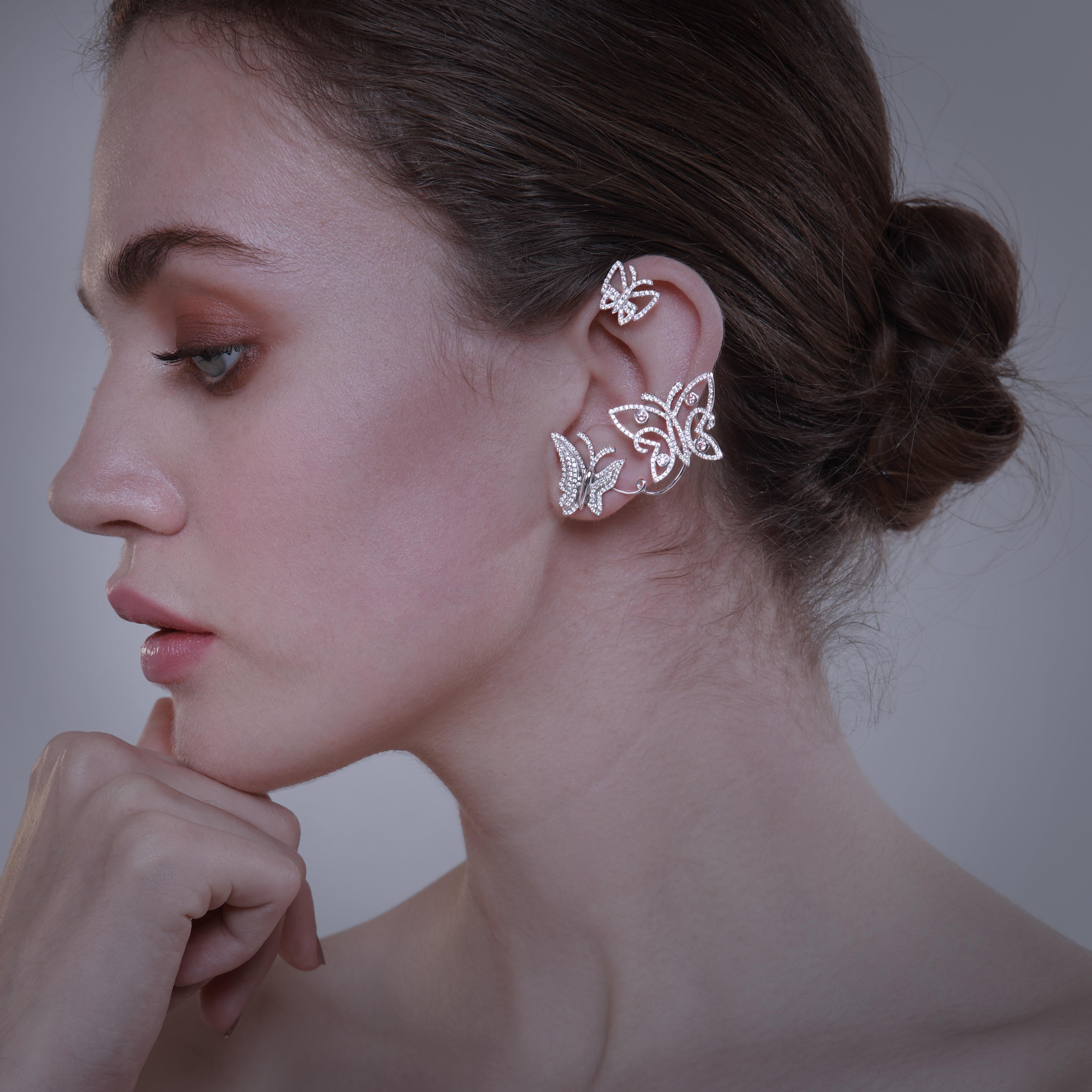 butterfly ear cuffs