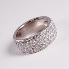 18 Karat Weißgold Cartier Ring mit 2,10 Karat Diamanten