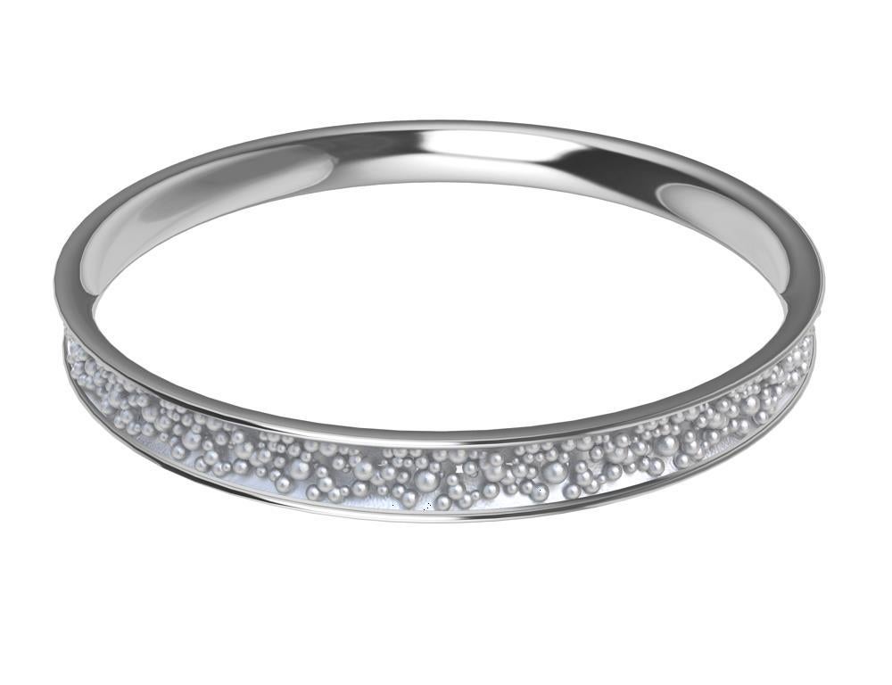 Pulsera Burbujas de Champán de Oro Blanco de 18 Kilates