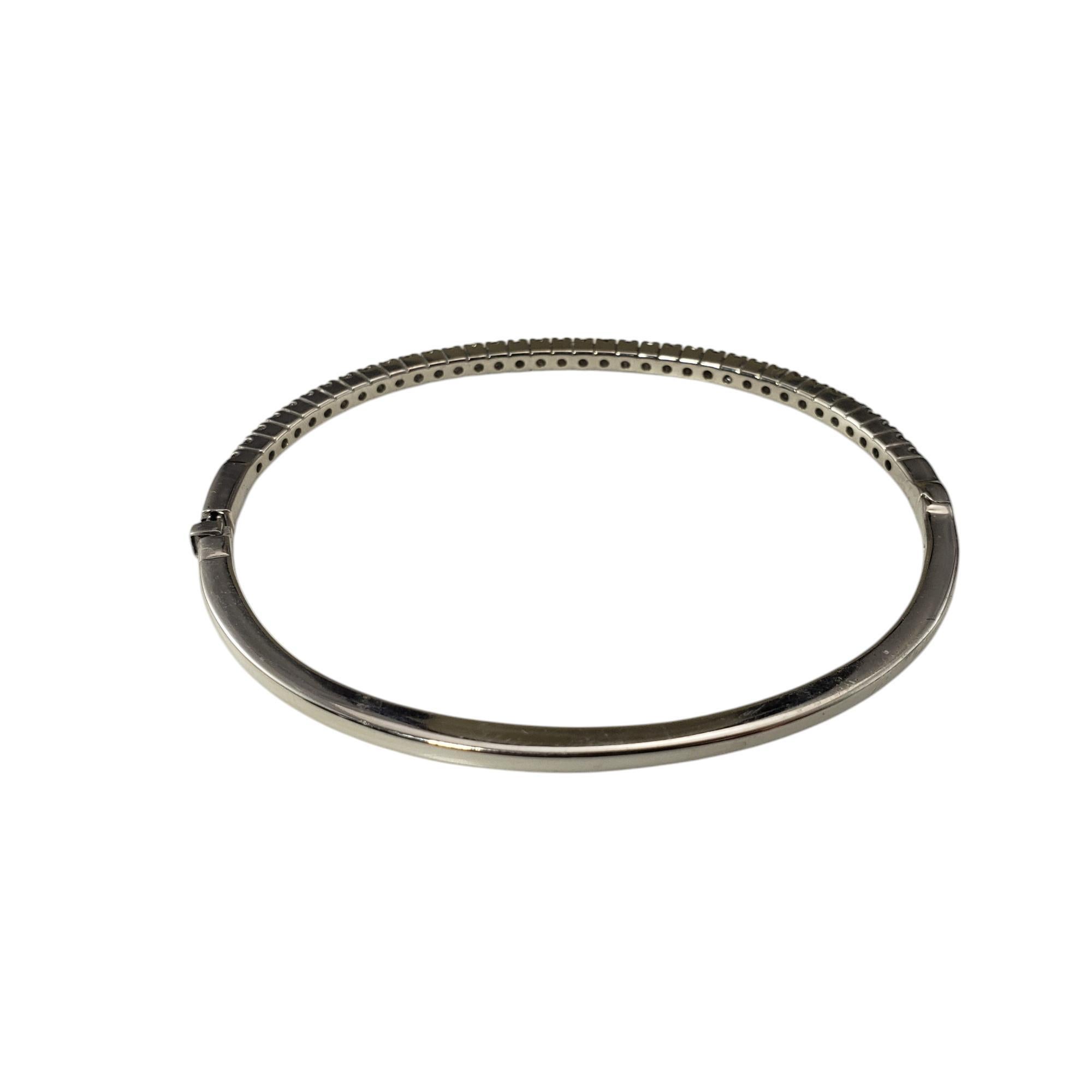 Pulsera de oro blanco de 18 quilates con diamantes y champán #20789 en Bueno estado para la venta en Washington Depot, CT