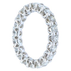 18 Karat White Gold Classic Eternity Band